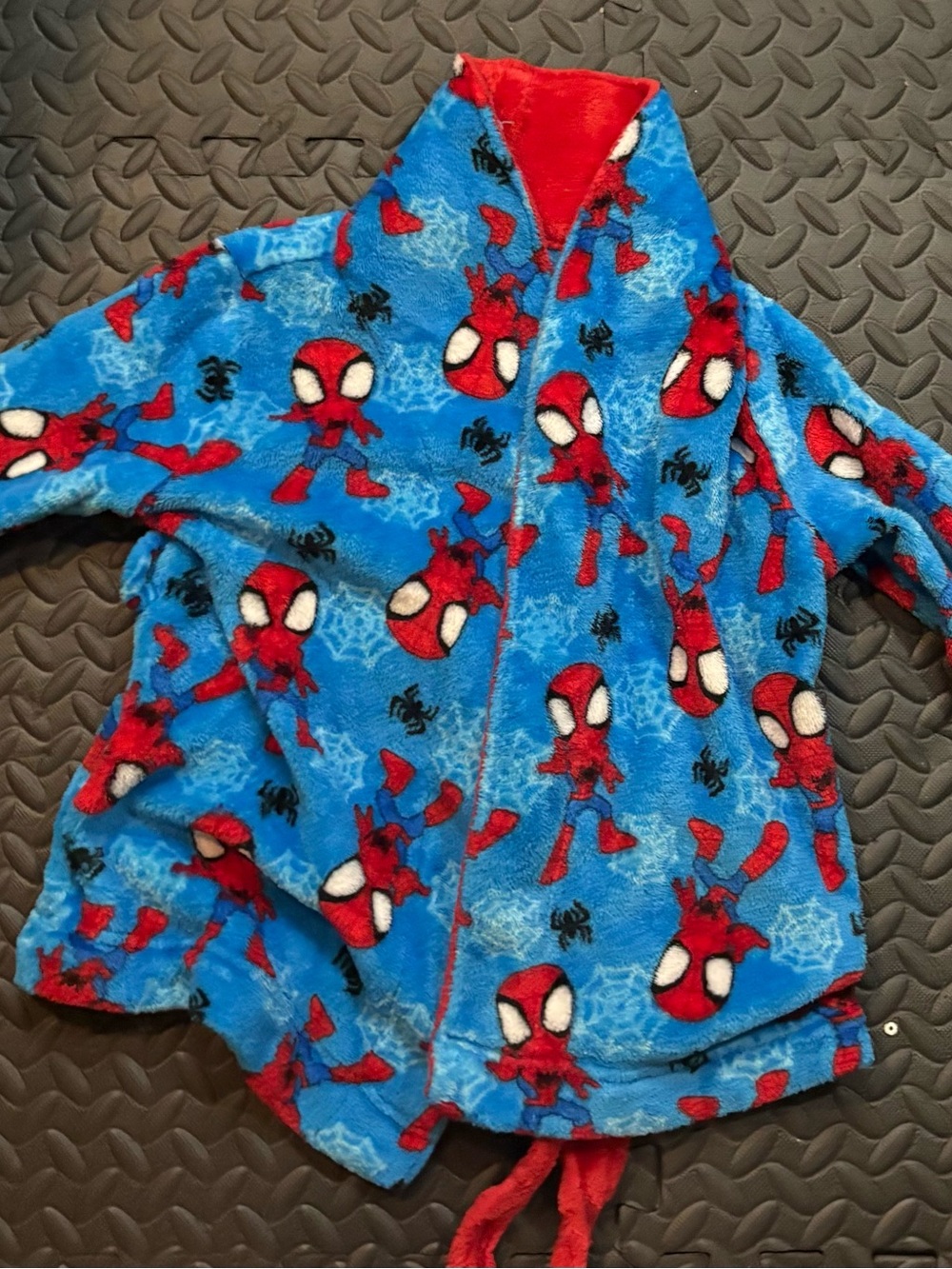 Spider-Man  Red & Blue Fleece Kids Robe